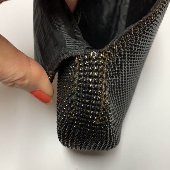 Vintage Whiting and Davis mesh ball clutch purse - Picture 13 of 17